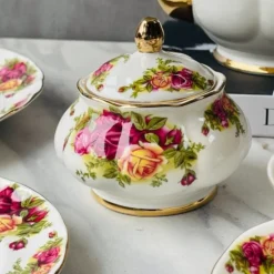 24 Piece Tea Set Old Country Rose