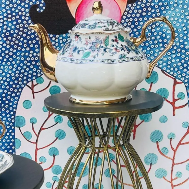 24 Piece Tea Set Secret Garden Evergreen II