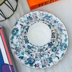 24 Piece Tea Set Secret Garden Evergreen II