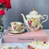 31 Piece Tea Set -White Flower