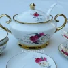 Pink & White Rose Soup Set (20 Piece Soup Set)