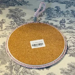Pink Rose Casserole Coaster (6.5 Inches)