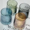 PrismCraft Spectrum Glass Set: A Symphony of Elegance in Four Colors (set of four)