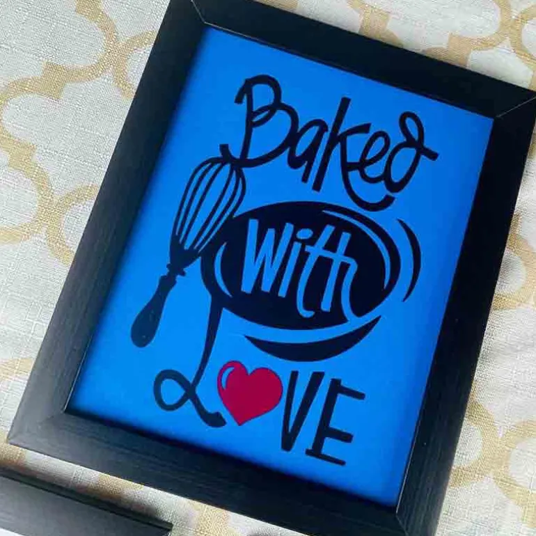 Quote Board-Baked w/ Love