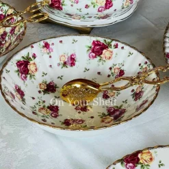 RA Dinner Set White Tinkle (85 piece dinner set for 12)