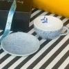 Rain Darlings Cup Saucers set of six