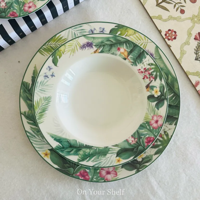 Rainforest Reverie Plate Set (18 Piece Plate Set)