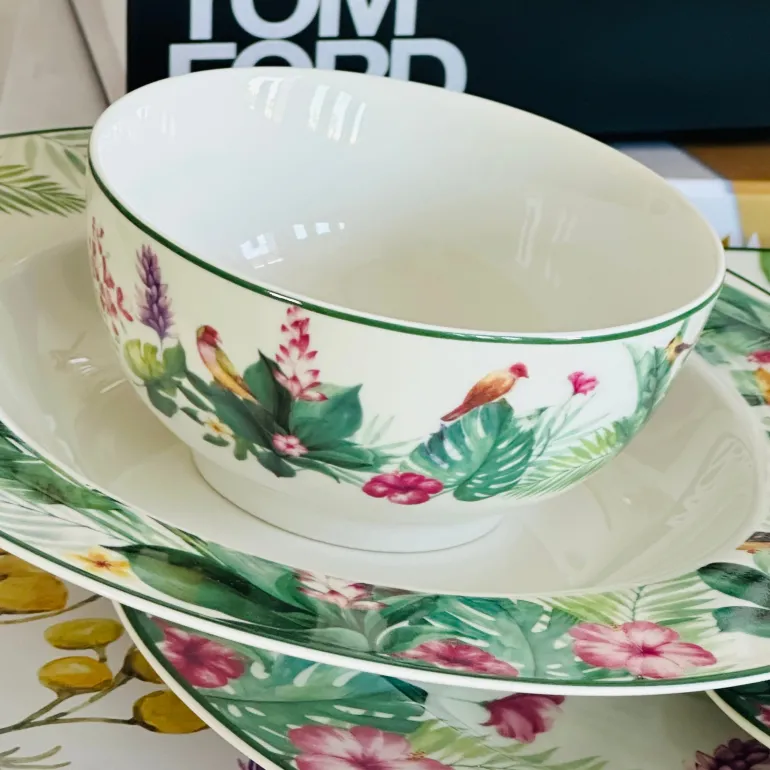 Rainforest Reverie Plate Set (18 Piece Plate Set)