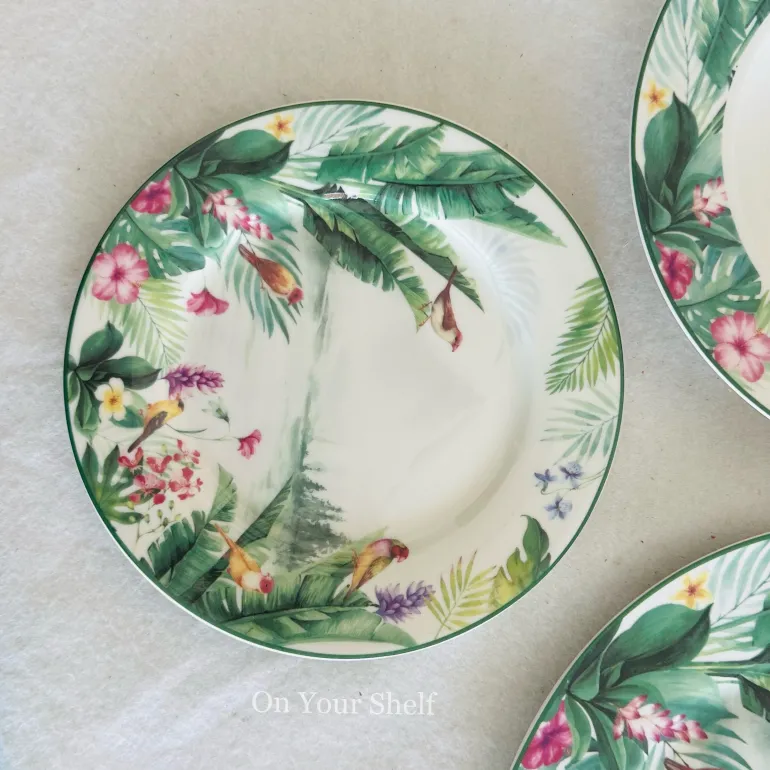 Rainforest Reverie Plate Set (18 Piece Plate Set)
