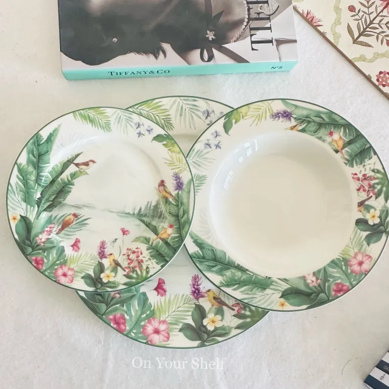 Rainforest Reverie Plate Set (18 Piece Plate Set)