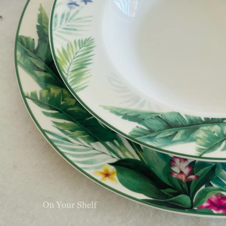 Rainforest Reverie Plate Set (18 Piece Plate Set)