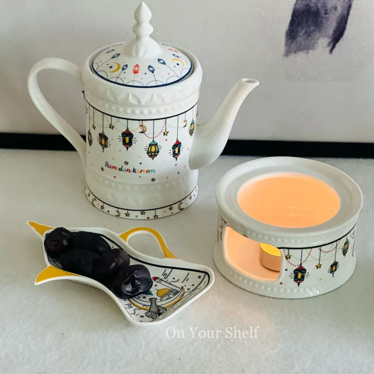 Ramazan Glow Tea Warmer (One Teapot & One Burner)
