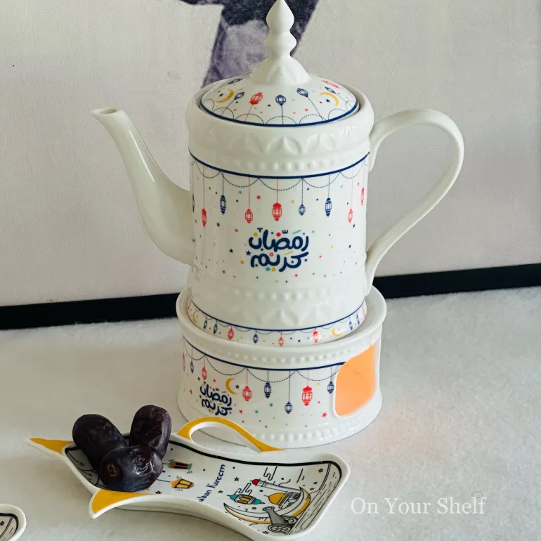 Ramazan Glow Tea Warmer (One Teapot & One Burner)