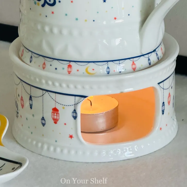 Ramazan Glow Tea Warmer (One Teapot & One Burner)