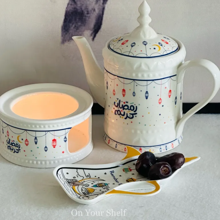 Ramazan Glow Tea Warmer (One Teapot & One Burner)