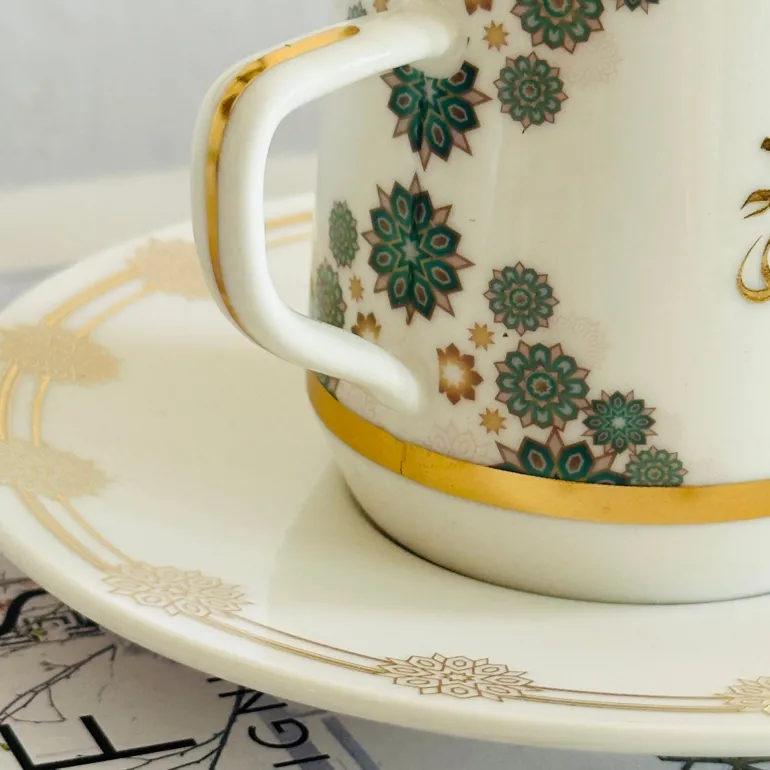 Ramazan Kareem Cup & Saucer (Set Of Six)