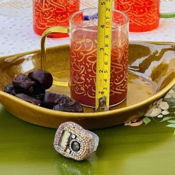 Ramazan Kareem Glass Mug With Handle (single piece)