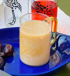 Ramazan Kareem Glass Mugs (Single Of Six)