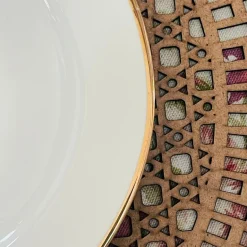 Regal Essence: White and Gold Classic Collection - Dinner Plate (single piece)
