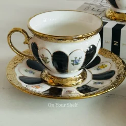 Regale Bloom Tea Cups & Saucers (Set Of Six)