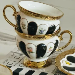 Regale Bloom Tea Cups & Saucers (Set Of Six)