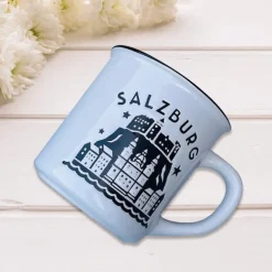 Retro Camp Mug Salzburg White