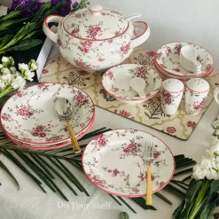 Rosabelle Dinner Set (83 Piece Dinner Set)
