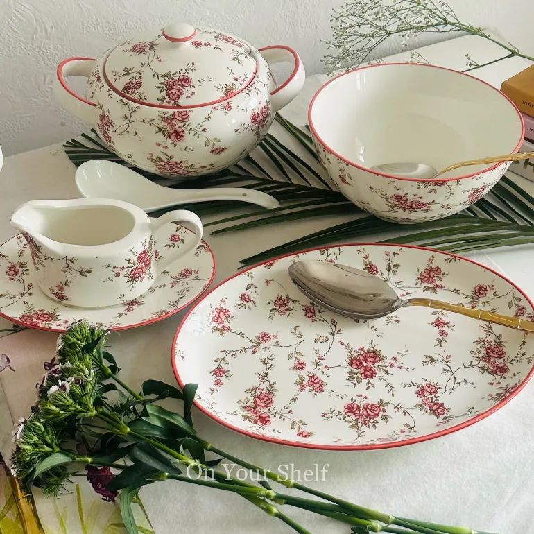 Rosabelle Dinner Set (83 Piece Dinner Set)