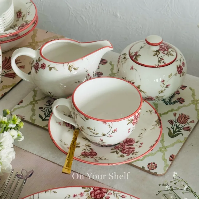 Rosabelle Dinner Set (83 Piece Dinner Set)