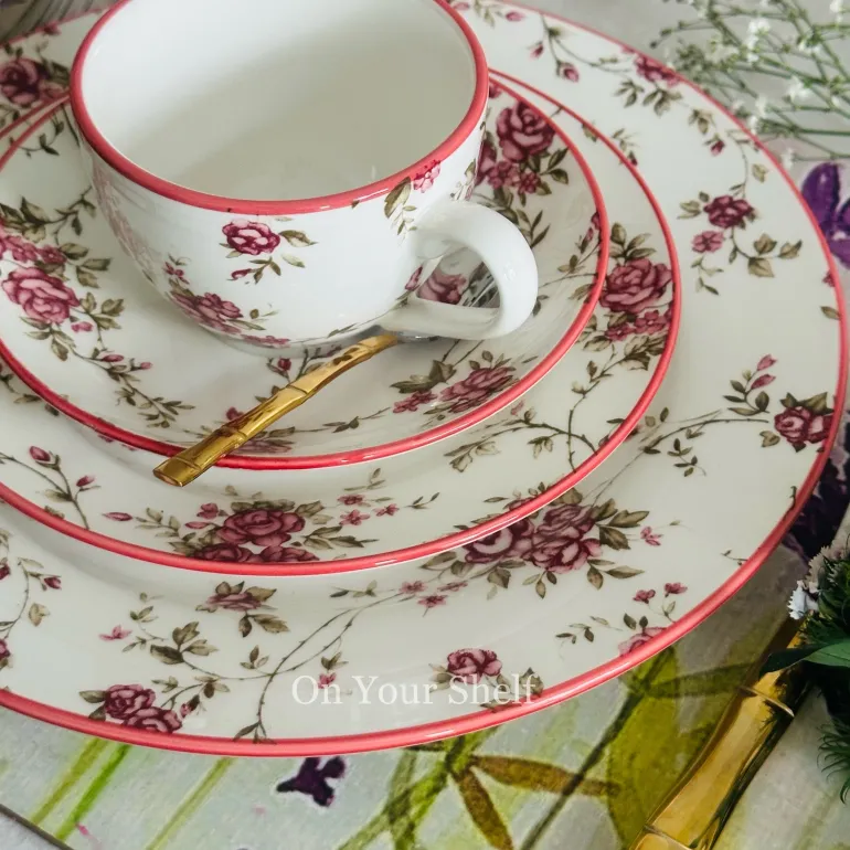 Rosabelle Dinner Set (83 Piece Dinner Set)