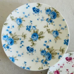 Rosette Garden (Set Of 8 Quarter Plates)