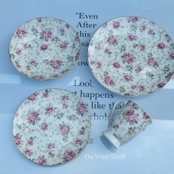 Rosette Lace Charm (Plates & Mugs)