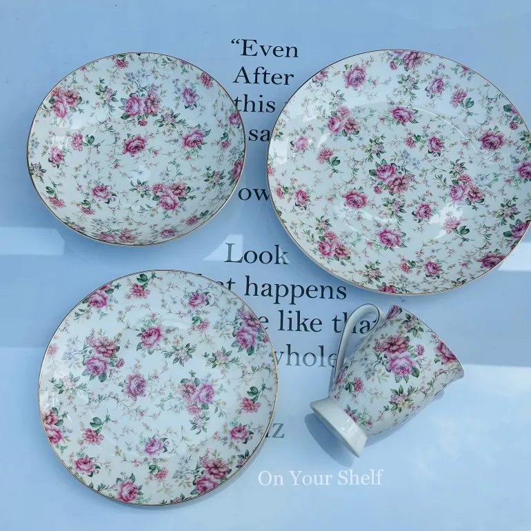 Rosette Lace Charm (Plates & Mugs)