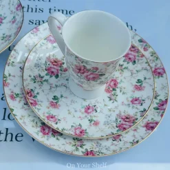 Rosette Lace Charm (Plates & Mugs)