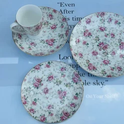 Rosette Lace Charm (Plates & Mugs)