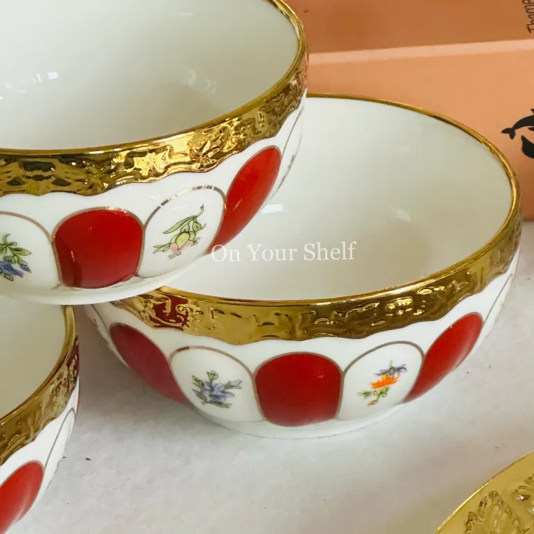 Royal Bloom Elegance (24 Piece Plate Set)