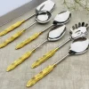 Royal Brass Serving Spoon Set Of Six