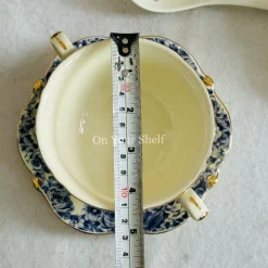Secret Garden Blue Porcelain Soup Set (23 Piece)