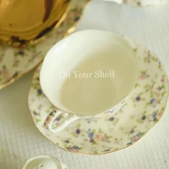 75 Secret Garden Dinner Set-Spring Flowers (without gold handle)