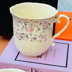 Secret Garden Floral Mug - Pink Flowers