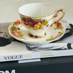 Secret Garden Old Country Rose (Set Of Six Tea Cups & Saucers)