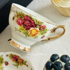 Secret Garden Old Country Rose (Set Of Six Tea Cups & Saucers)