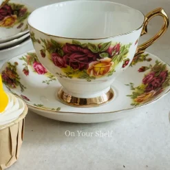 Secret Garden Old Country Rose (Set Of Six Tea Cups & Saucers)