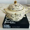 Secret Garden Spring Floral Soup Set Porcelain (23 piece)