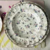 Secret Garden Spring Floral Gold Handle (75 piece dinner set)