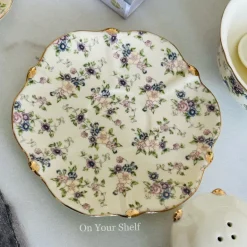 Secret Garden Spring Floral Soup Set Porcelain (23 piece)