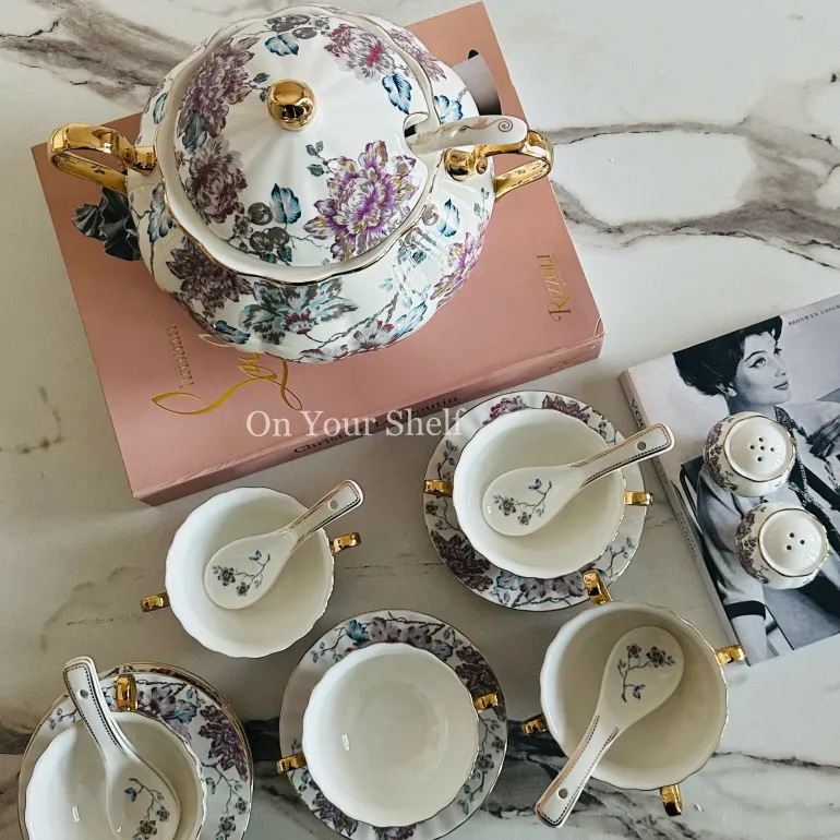 Secret Garden Wild Floral Soup Set (23 piece)