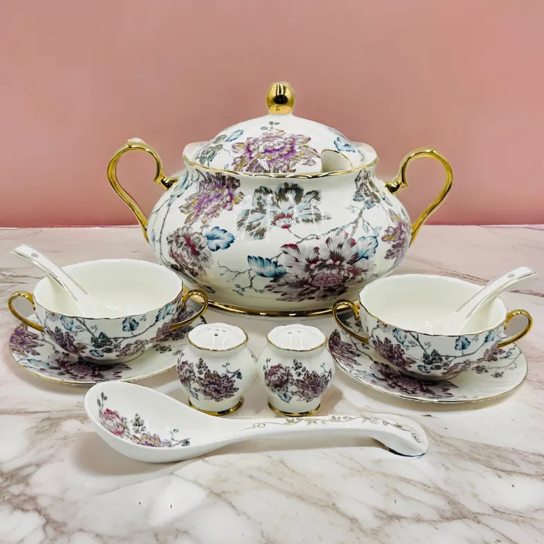 Secret Garden Wild Floral Soup Set (23 piece)