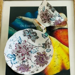 Secret Garden Wild Love TeaCups (Set Of Six Cups & Saucers)