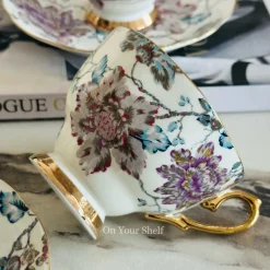 Secret Garden Wild Love TeaCups (Set Of Six Cups & Saucers)